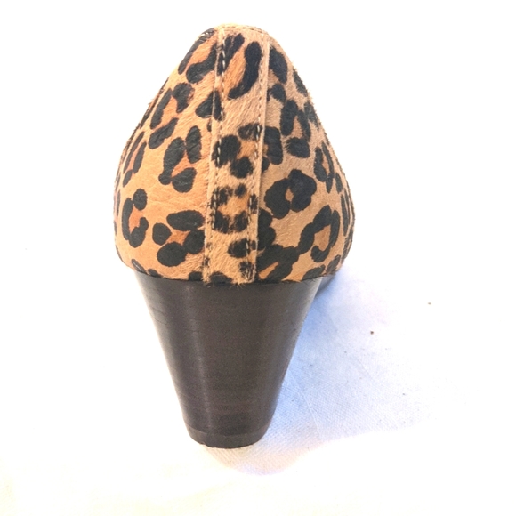 Leather leopard wedges by Steve Madden - Picture 9 of 12